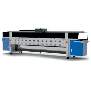 AMO UV Inkjet Printer AM3200UV8k24i-EL for 3.2meters Soft and Elastic Fiml with 8 Konica 1024i Printheads